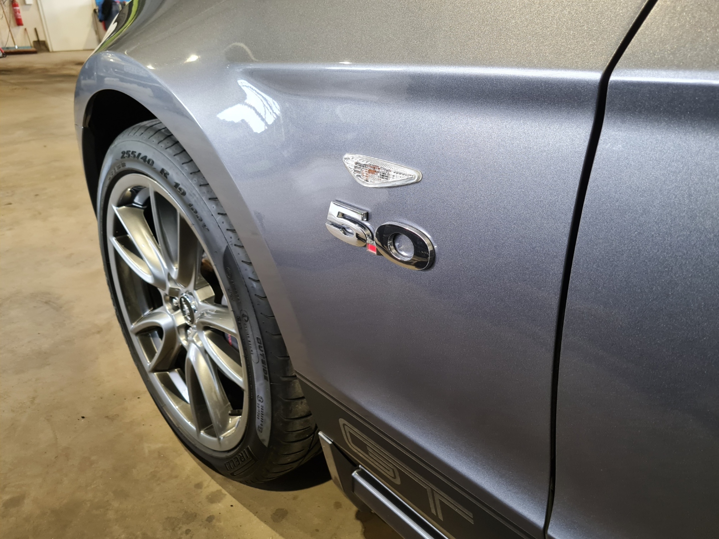 Ford Mustang GT 5.0 Emblem-Nahaufnahme